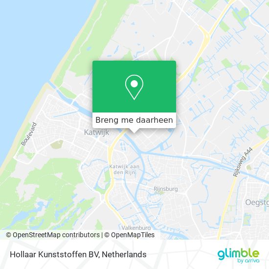 Hollaar Kunststoffen BV kaart