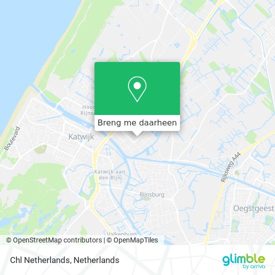 Chl Netherlands kaart