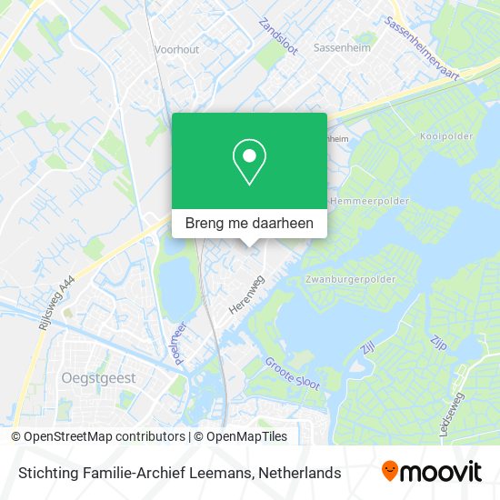 Stichting Familie-Archief Leemans kaart