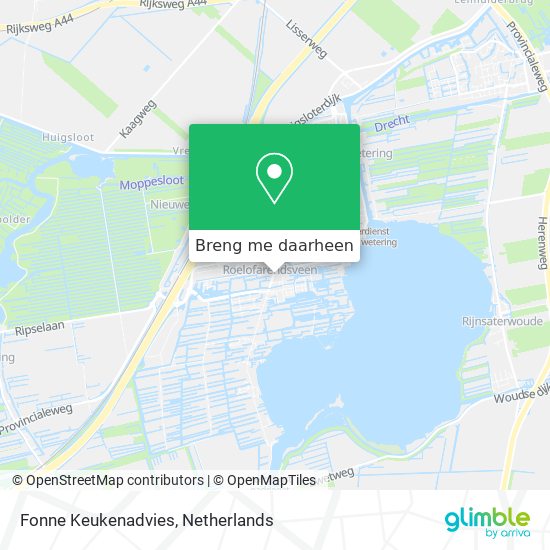 Fonne Keukenadvies kaart