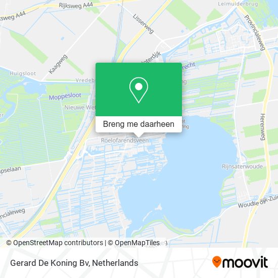 Gerard De Koning Bv kaart