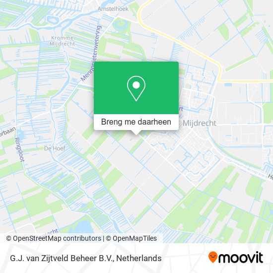 G.J. van Zijtveld Beheer B.V. kaart