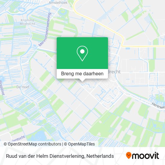 Ruud van der Helm Dienstverlening kaart