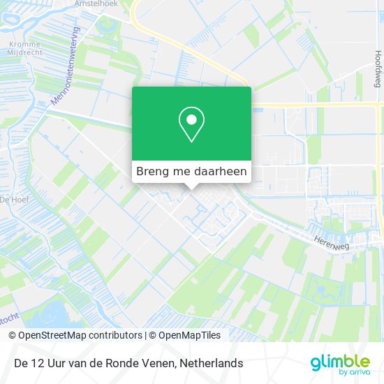 De 12 Uur van de Ronde Venen kaart