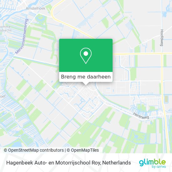 Hagenbeek Auto- en Motorrijschool Roy kaart