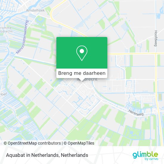 Aquabat in Netherlands kaart