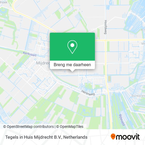 Tegels in Huis Mijdrecht B.V. kaart