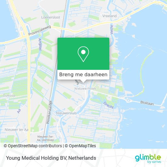 Young Medical Holding BV kaart