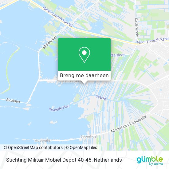 Stichting Militair Mobiel Depot 40-45 kaart