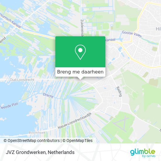 JVZ Grondwerken kaart