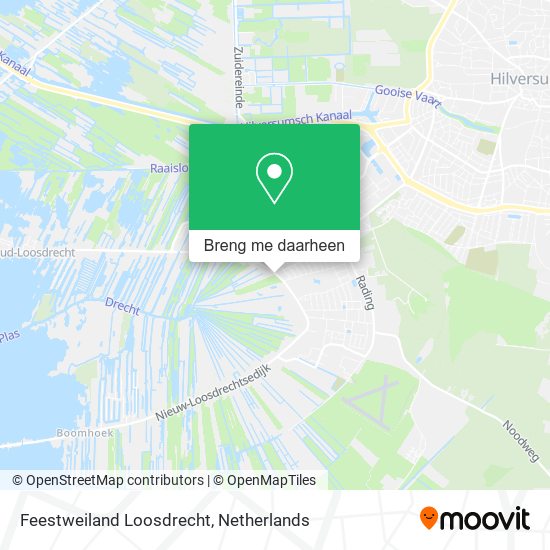 Feestweiland Loosdrecht kaart