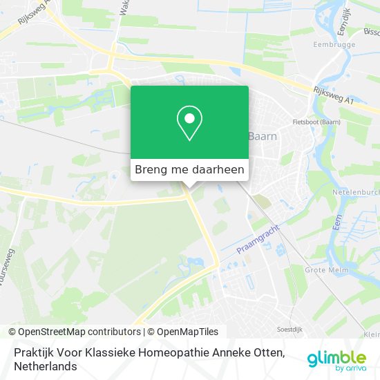 Praktijk Voor Klassieke Homeopathie Anneke Otten kaart