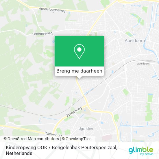 Kinderopvang OOK / Bengelenbak Peuterspeelzaal kaart