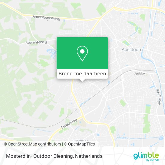 Mosterd in- Outdoor Cleaning kaart