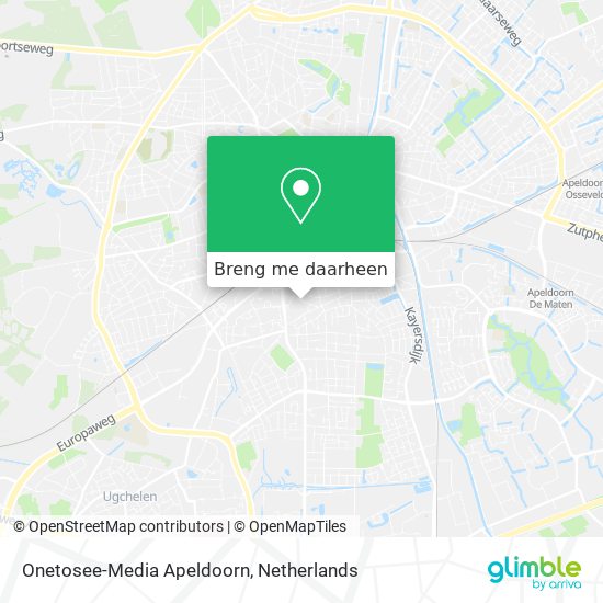 Onetosee-Media Apeldoorn kaart