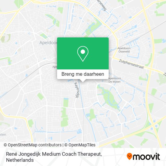 René Jongedijk Medium Coach Therapeut kaart