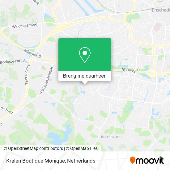 Kralen Boutique Monique kaart