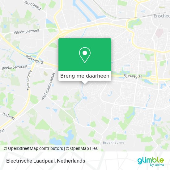 Electrische Laadpaal kaart