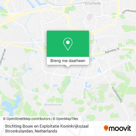 Stichting Bouw en Exploitatie Koninkrijkszaal Stroinkslanden kaart