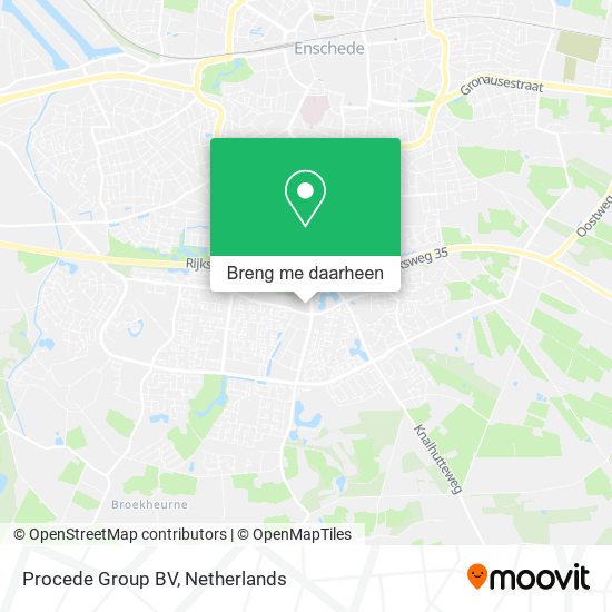 Procede Group BV kaart