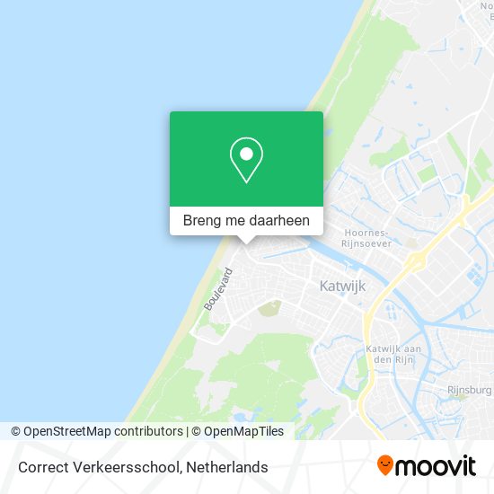 Correct Verkeersschool kaart