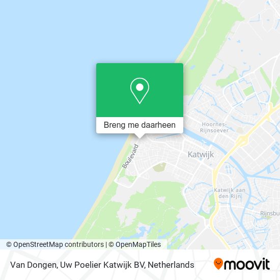 Van Dongen, Uw Poelier Katwijk BV kaart