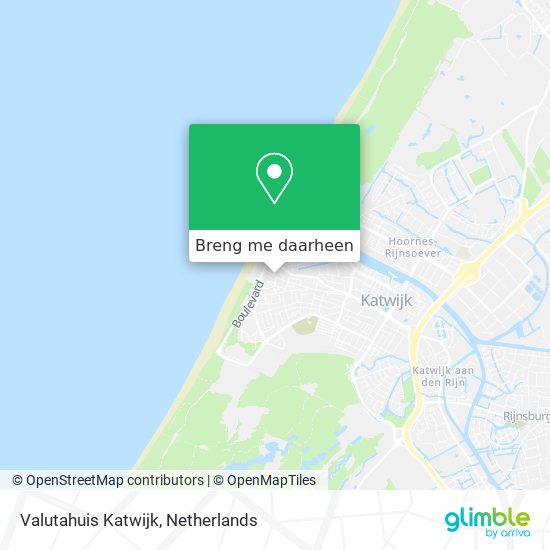 Valutahuis Katwijk kaart