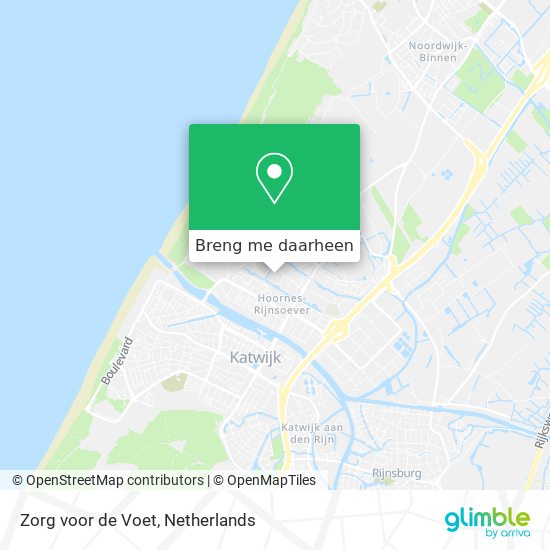 Zorg voor de Voet kaart