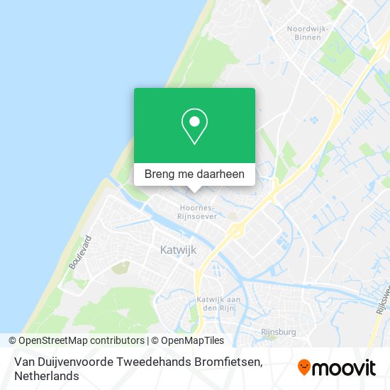 Van Duijvenvoorde Tweedehands Bromfietsen kaart