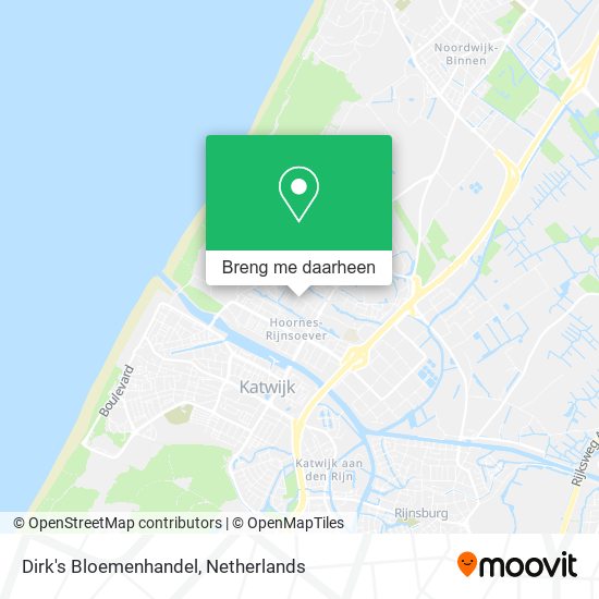 Dirk's Bloemenhandel kaart