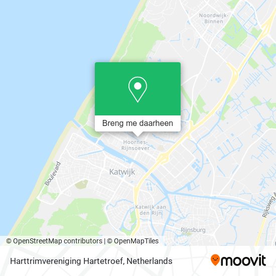 Harttrimvereniging Hartetroef kaart