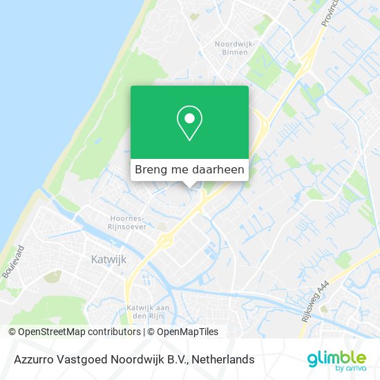 Azzurro Vastgoed Noordwijk B.V. kaart