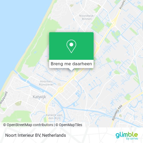 Noort Interieur BV kaart