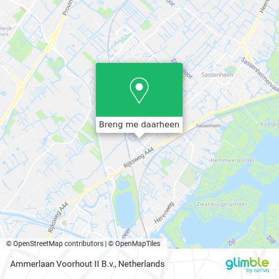 Ammerlaan Voorhout II B.v. kaart