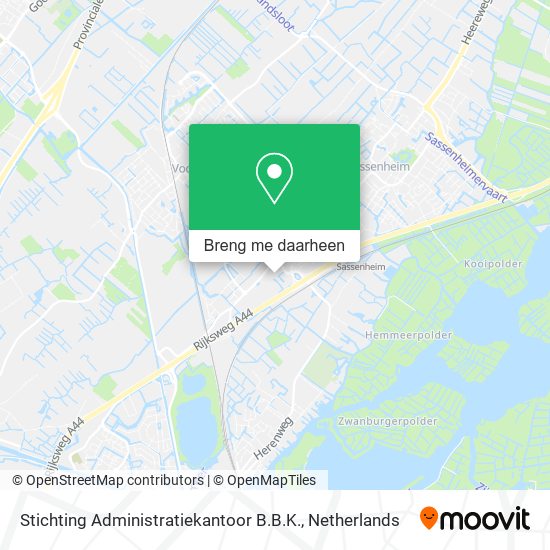 Stichting Administratiekantoor B.B.K. kaart