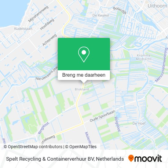 Spelt Recycling & Containerverhuur BV kaart