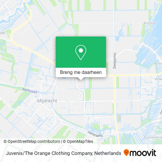 Juvenis / The Orange Clothing Company kaart