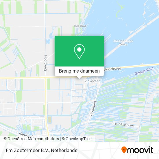 Fm Zoetermeer B.V. kaart