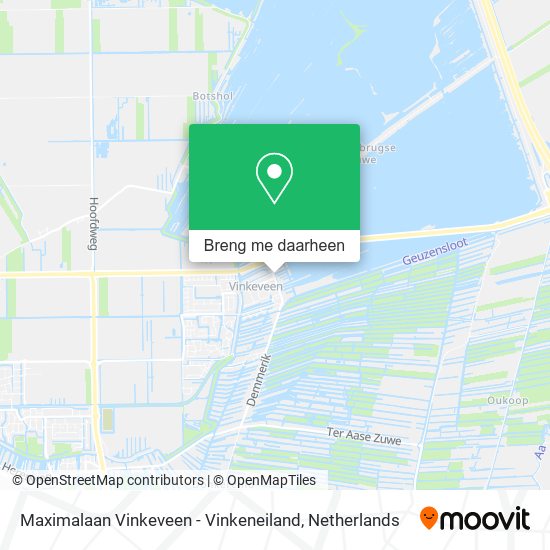 Maximalaan Vinkeveen - Vinkeneiland kaart