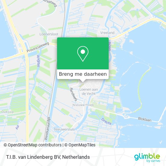 T.I.B. van Lindenberg BV kaart