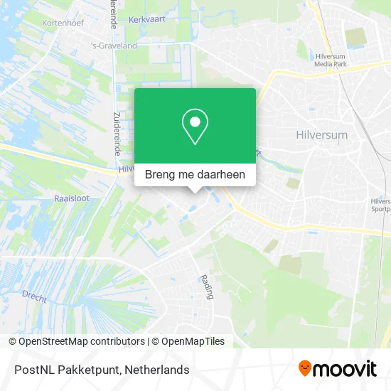 PostNL Pakketpunt kaart