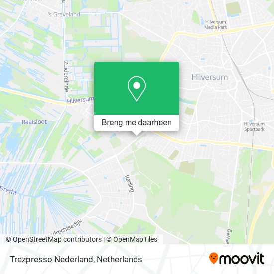 Trezpresso Nederland kaart