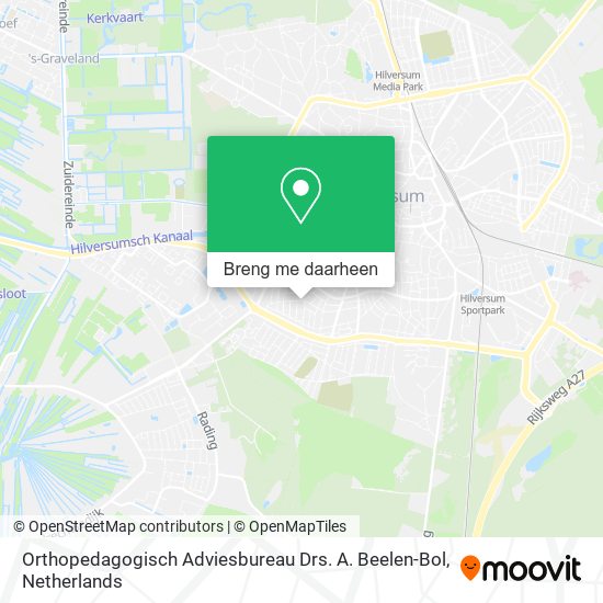 Orthopedagogisch Adviesbureau Drs. A. Beelen-Bol kaart