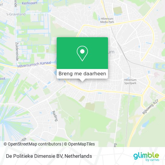 De Politieke Dimensie BV kaart