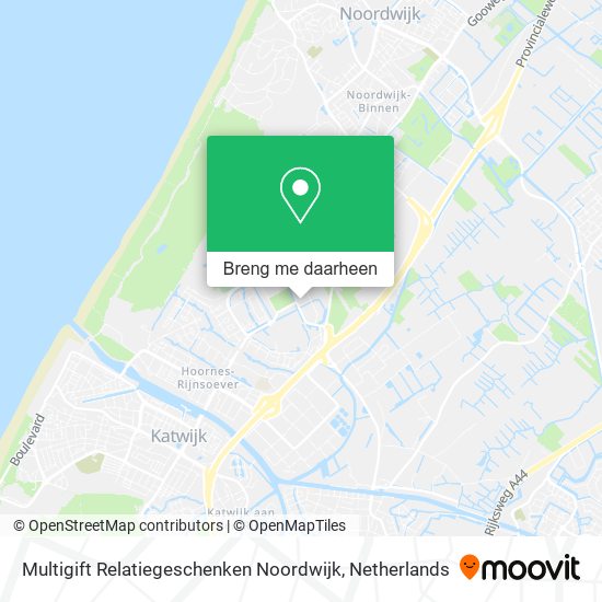Multigift Relatiegeschenken Noordwijk kaart
