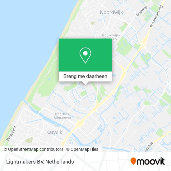 Lightmakers BV kaart