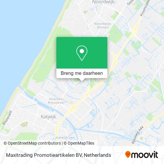 Maxitrading Promotieartikelen BV kaart