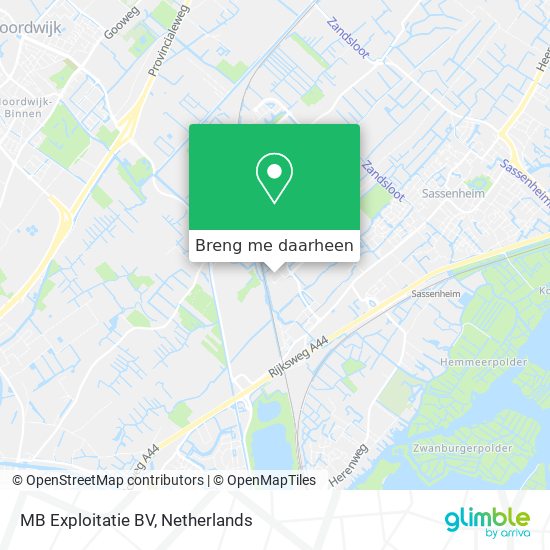 MB Exploitatie BV kaart