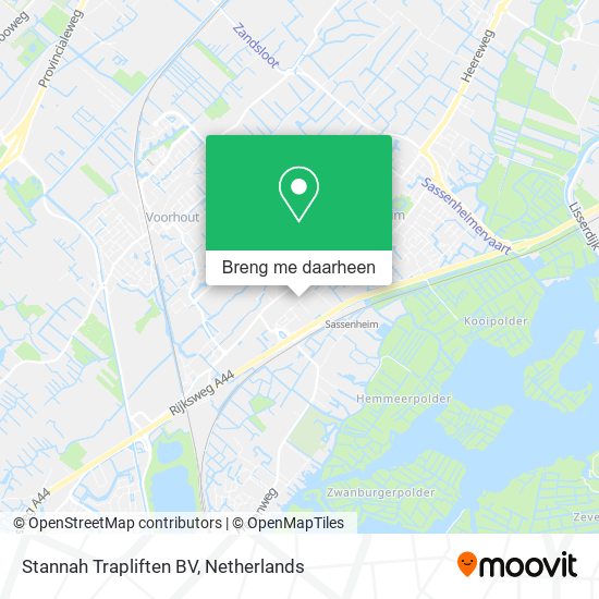 Stannah Trapliften BV kaart