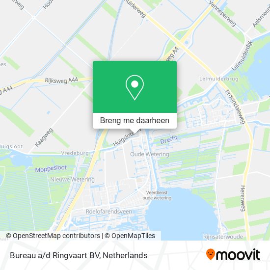 Bureau a/d Ringvaart BV kaart